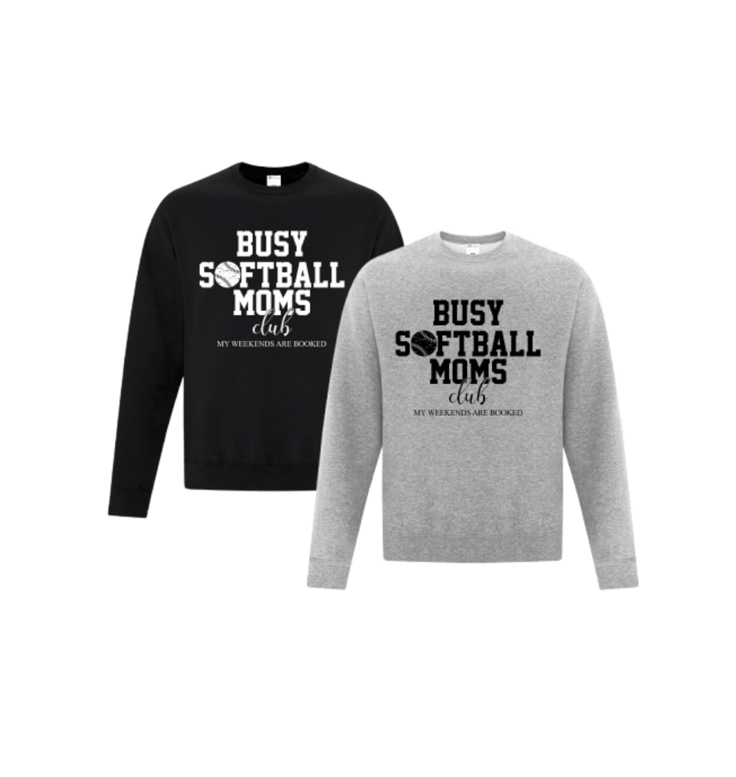 Busy Moms Softball Club Crewneck