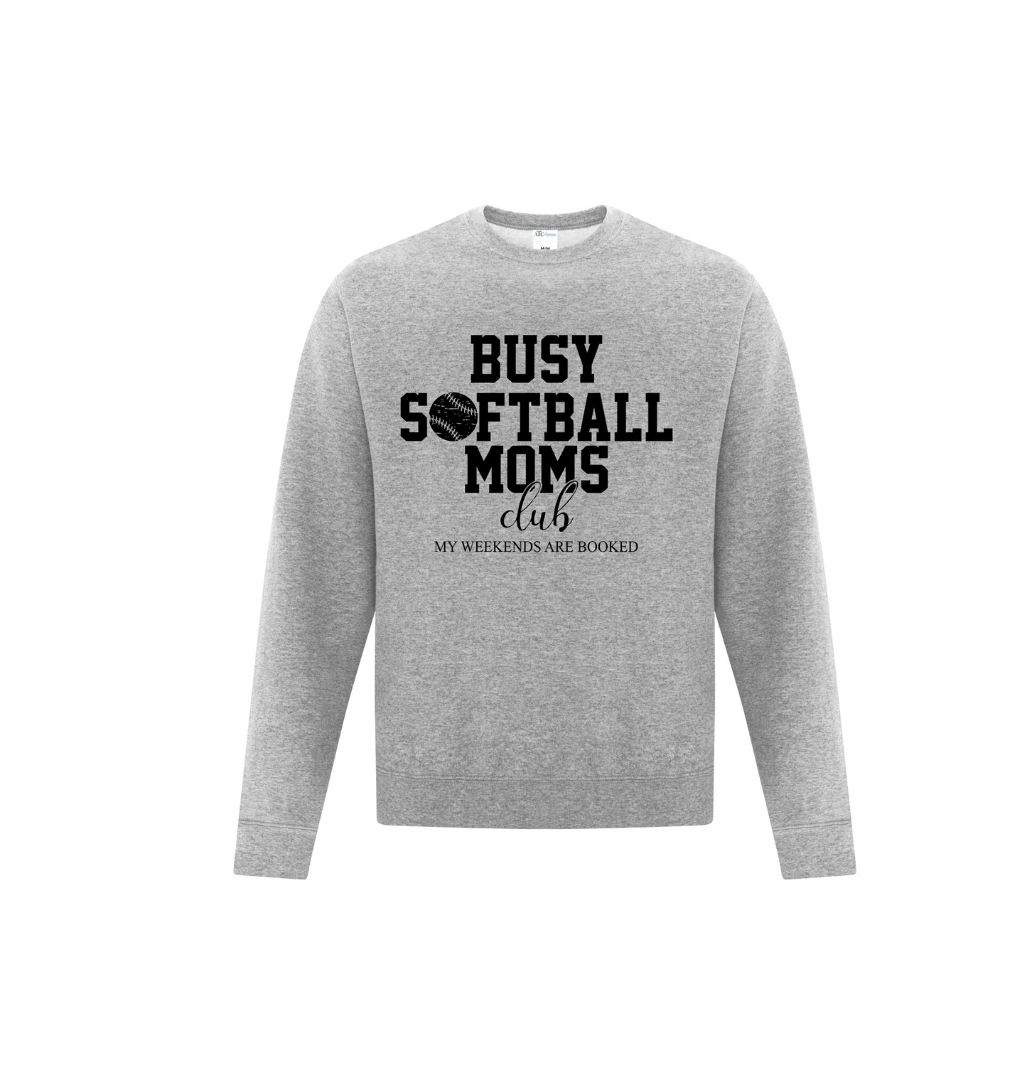 Busy Moms Softball Club Crewneck
